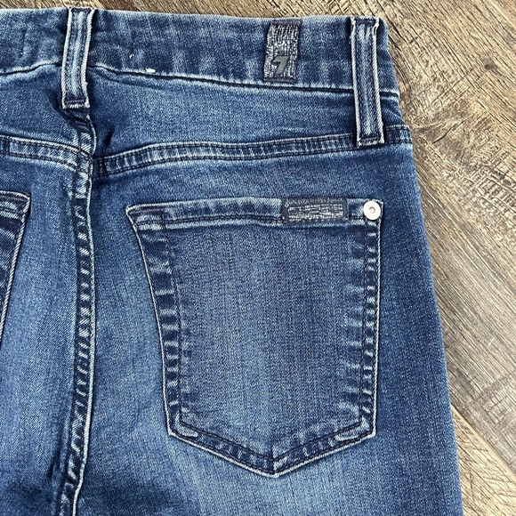 7 For All Mankind Ankle Skinny Jeans Pants Denim ((size 24)) - Picture 3 of 8